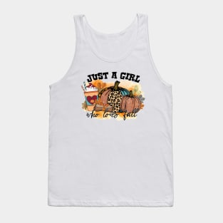 just a girl how loves fall Tank Top